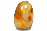 Free-Standing, Polished Carnelian Agate - Madagascar #283475-1